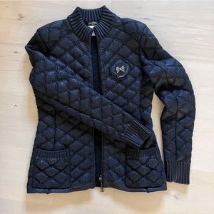 ❌SOLD❌ CHANEL quilted wool jacket / cardigan Size M - US 8 - FR 40